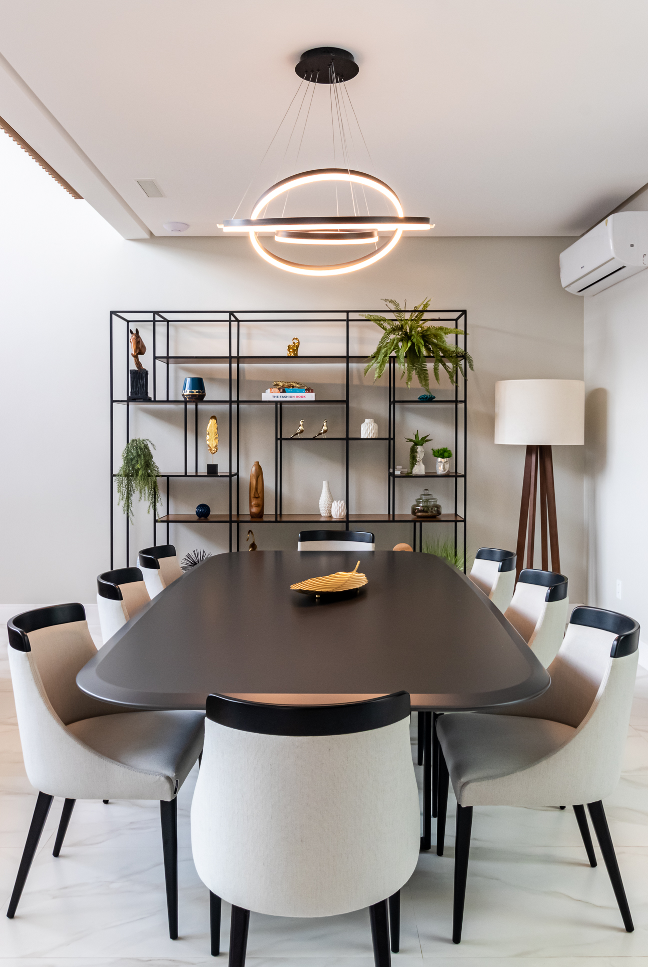 Espaço Projeto - Sala de Jantar - decoração - interiores - iluminação