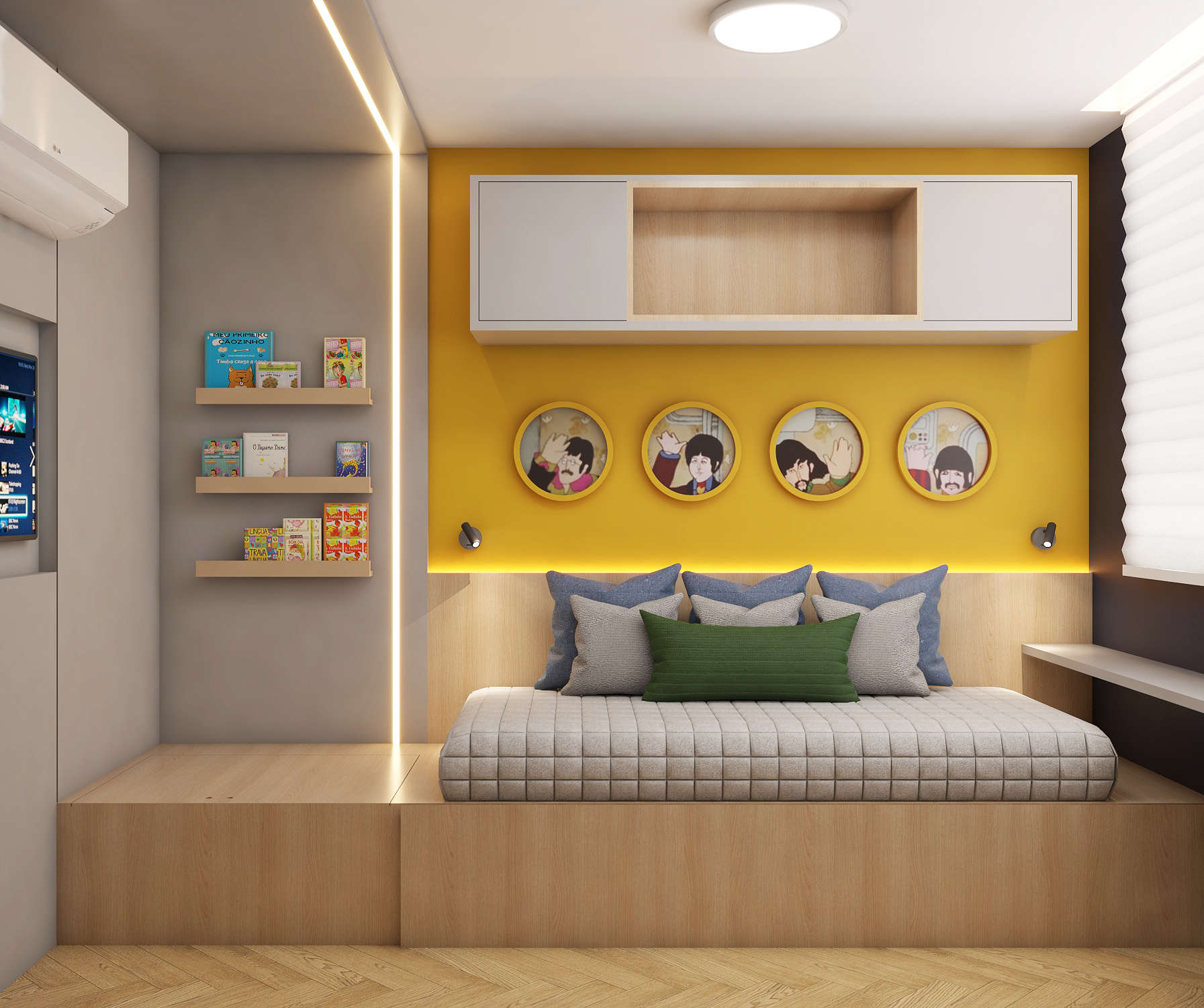 Quarto infantil - temático - design - aconchego - conforto - colorido